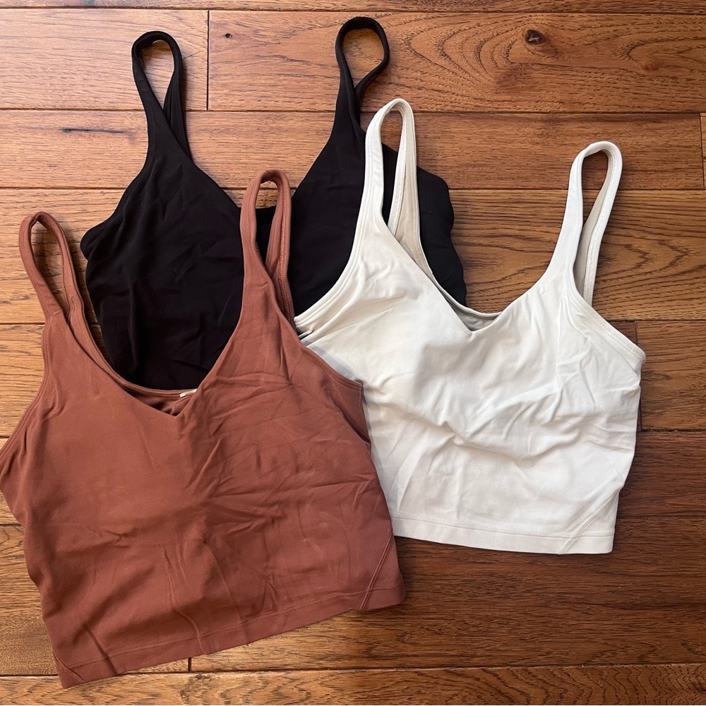 3 Lululemon Align Tops,